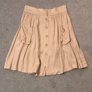 Sparkle and Fade Button Front Skirt